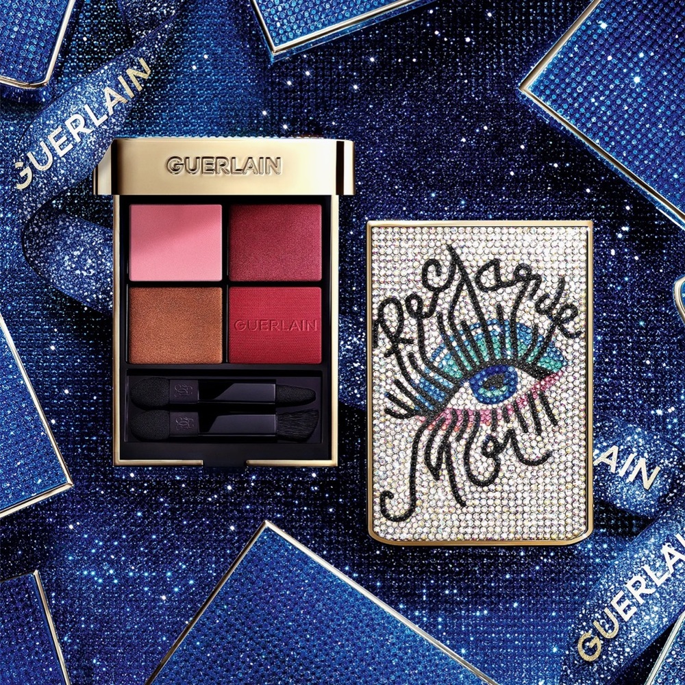 GUERLAIN BNIB Holiday Limited-Edition Ombres G-Quad Eyeshadow Palette